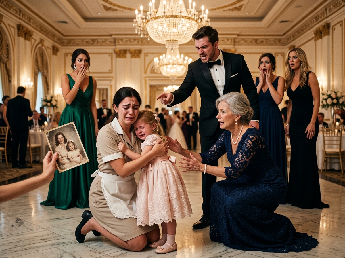The Girl in Pink Called the Maid ‘Mom’—Then the Ballroom Went Silent