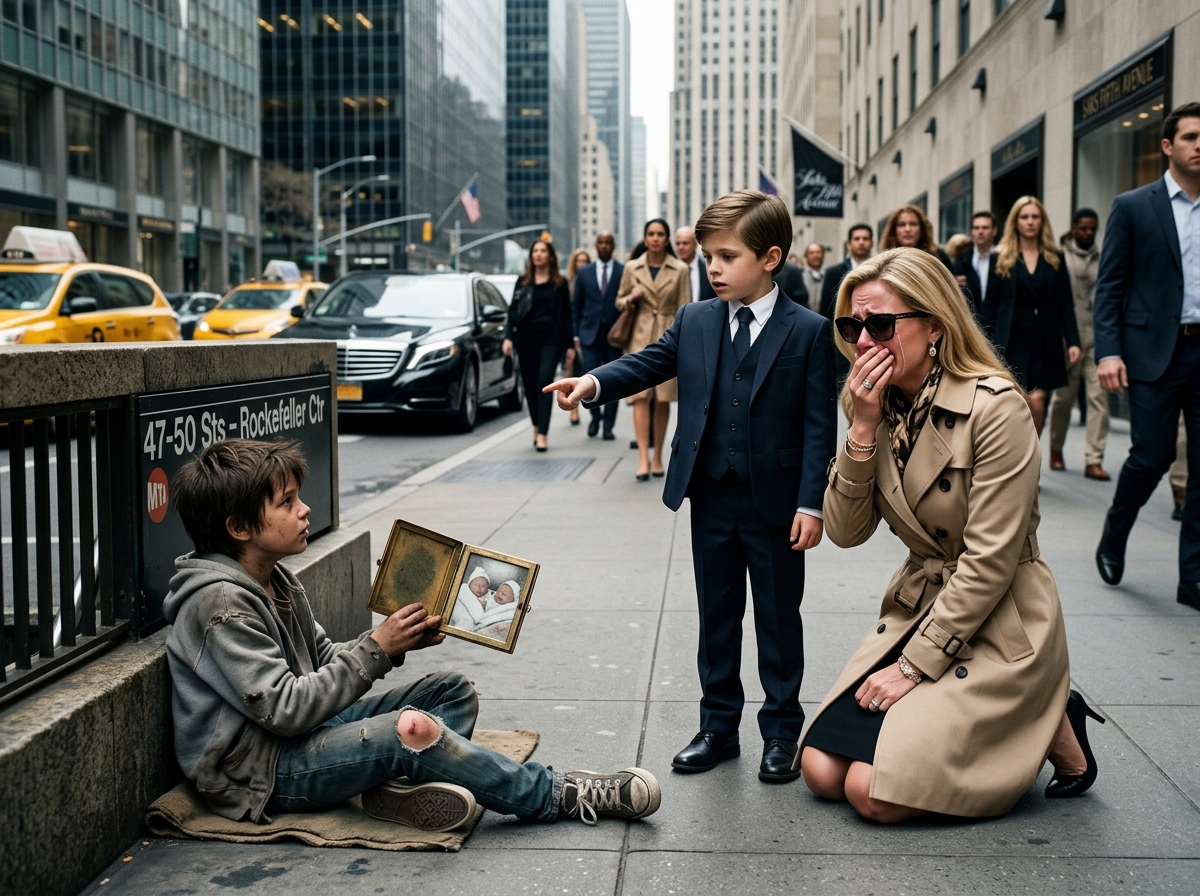Her Son Pointed at a Homeless Boy—Then She Saw the Locket