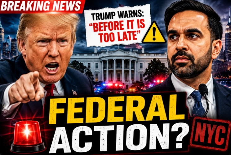 ⚠️ TRUMP SOUNDS THE ALARM OVER NYC — “BEFORE IT IS TOO LATE” AS MAMDANI FACES FEDERAL PRESSURE!