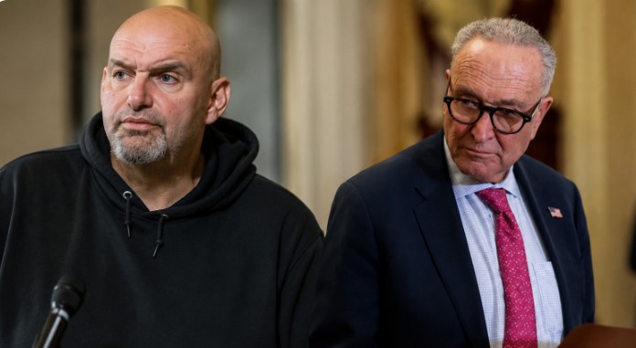 SENATE CHAOS — DEMOCRAT SEN. FETTERMAN THROWN OUT