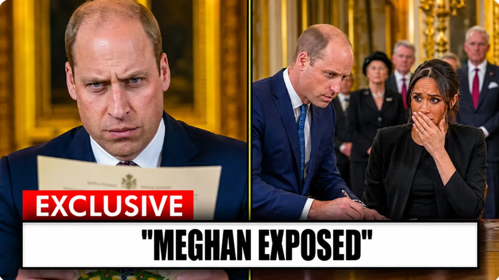 BREAKING: Prince William Stuns UK With Alleged Secret Meghan Document Reveal