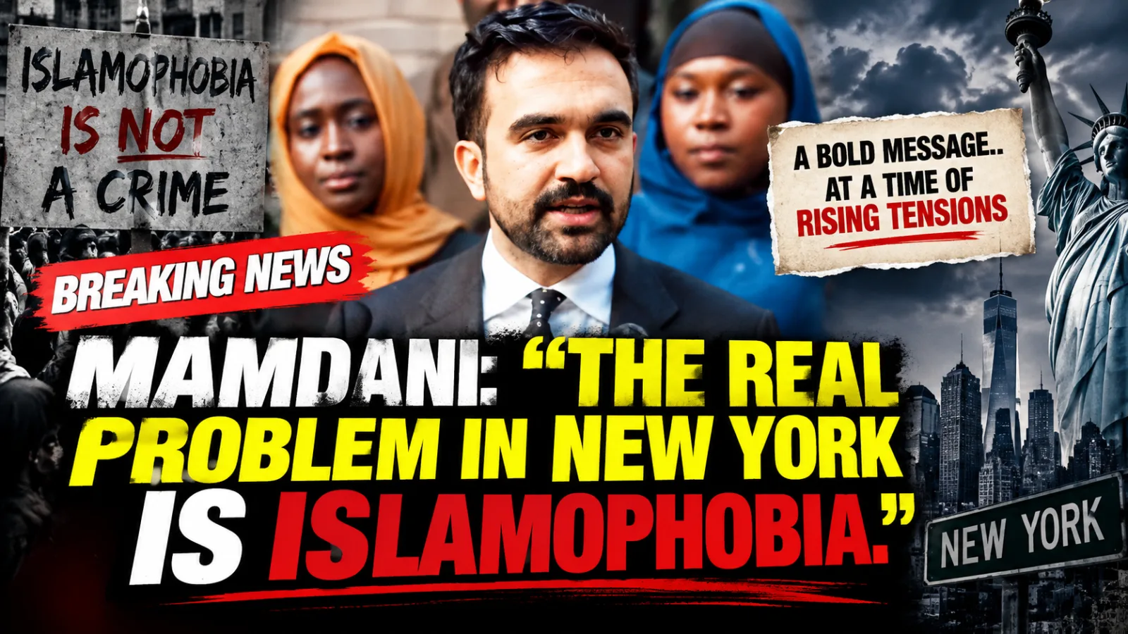 🚨 MAMDANI SAYS NEW YORK’S PROBLEM IS “ISLAMOPHOBIA” — AND THE REMARK JUST IGNITED A FRESH POLITICAL FIRESTORM… |