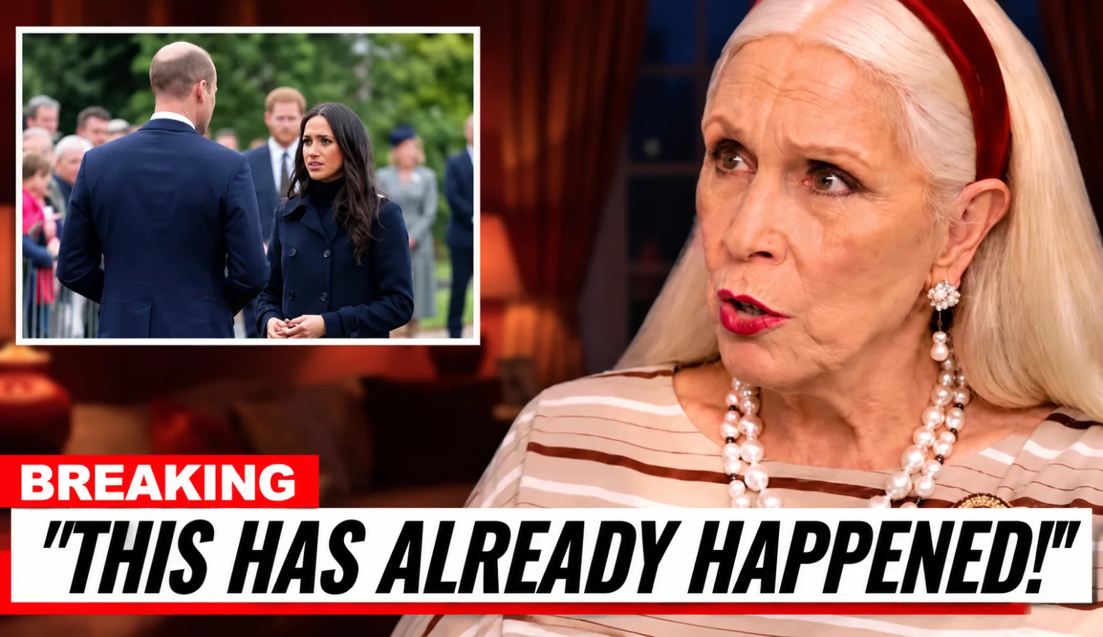 WILLIAM'S 'FINAL WALL' AROUND MEGHAN — Lady C Claims Future King Distrusted Her From Day One as Harry's U.K. Return Reopens the Rift