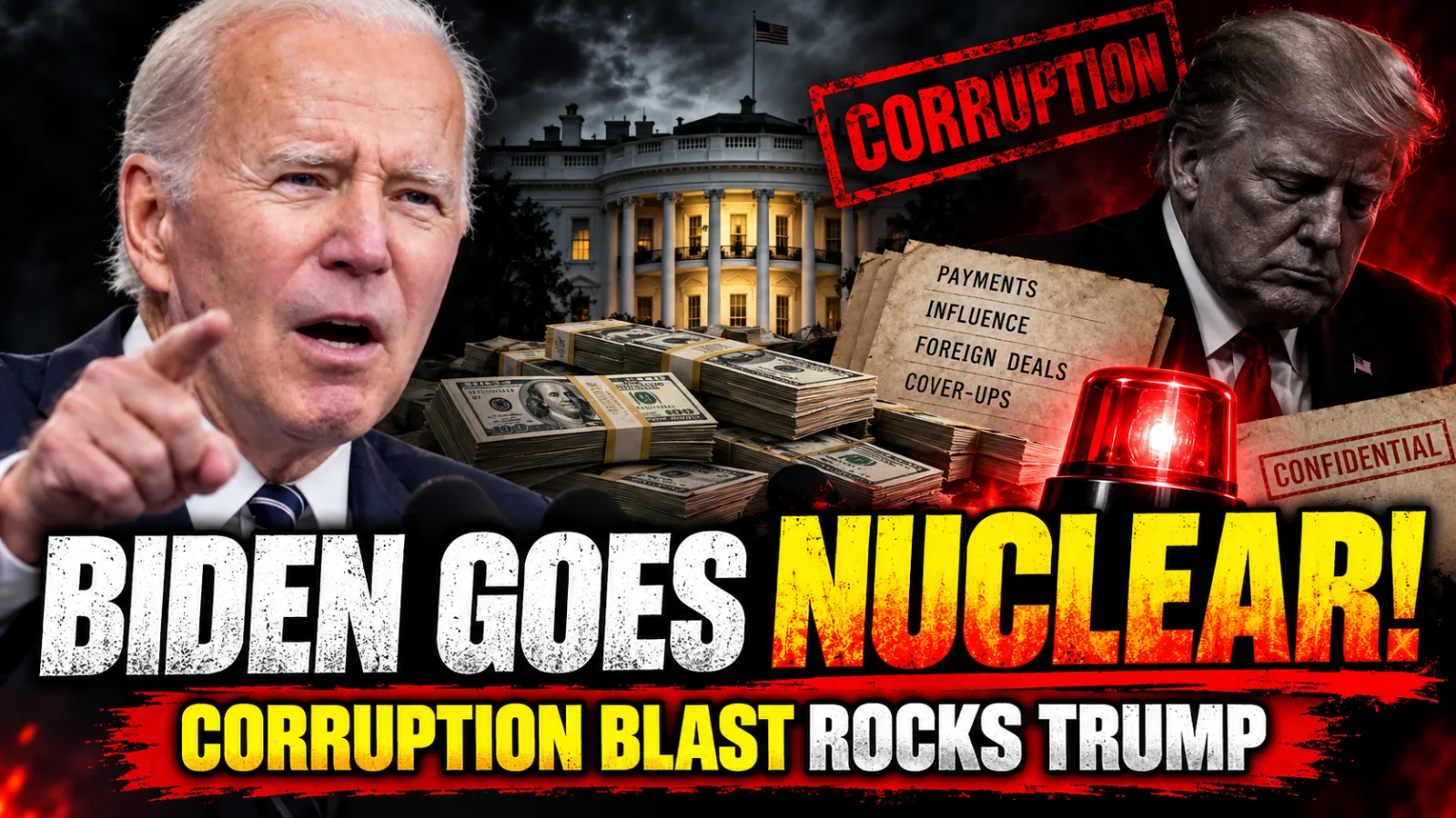 🔥 BIDEN UNLEASHES A STUNNING CORRUPTION ACCUSATION AGAINST TRUMP — NOW A CLAIM INVOLVING BILLIONS IS BLOWING THE POLITICAL FIGHT WIDE OPEN… |