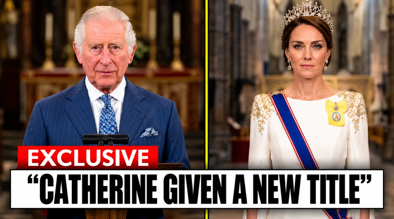 King Charles SHOCKS Palace By Elevating Catherine With Stunning New Royal Title