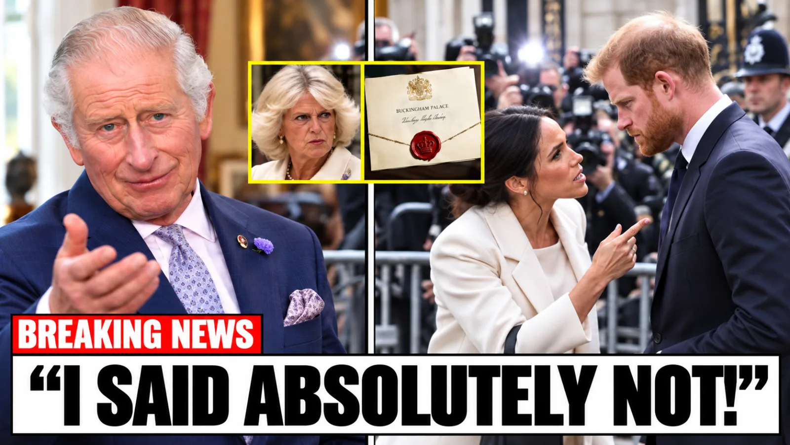 Harry STUNNED As Charles REJECTS Royal Role For Archie & Lilibet Completely