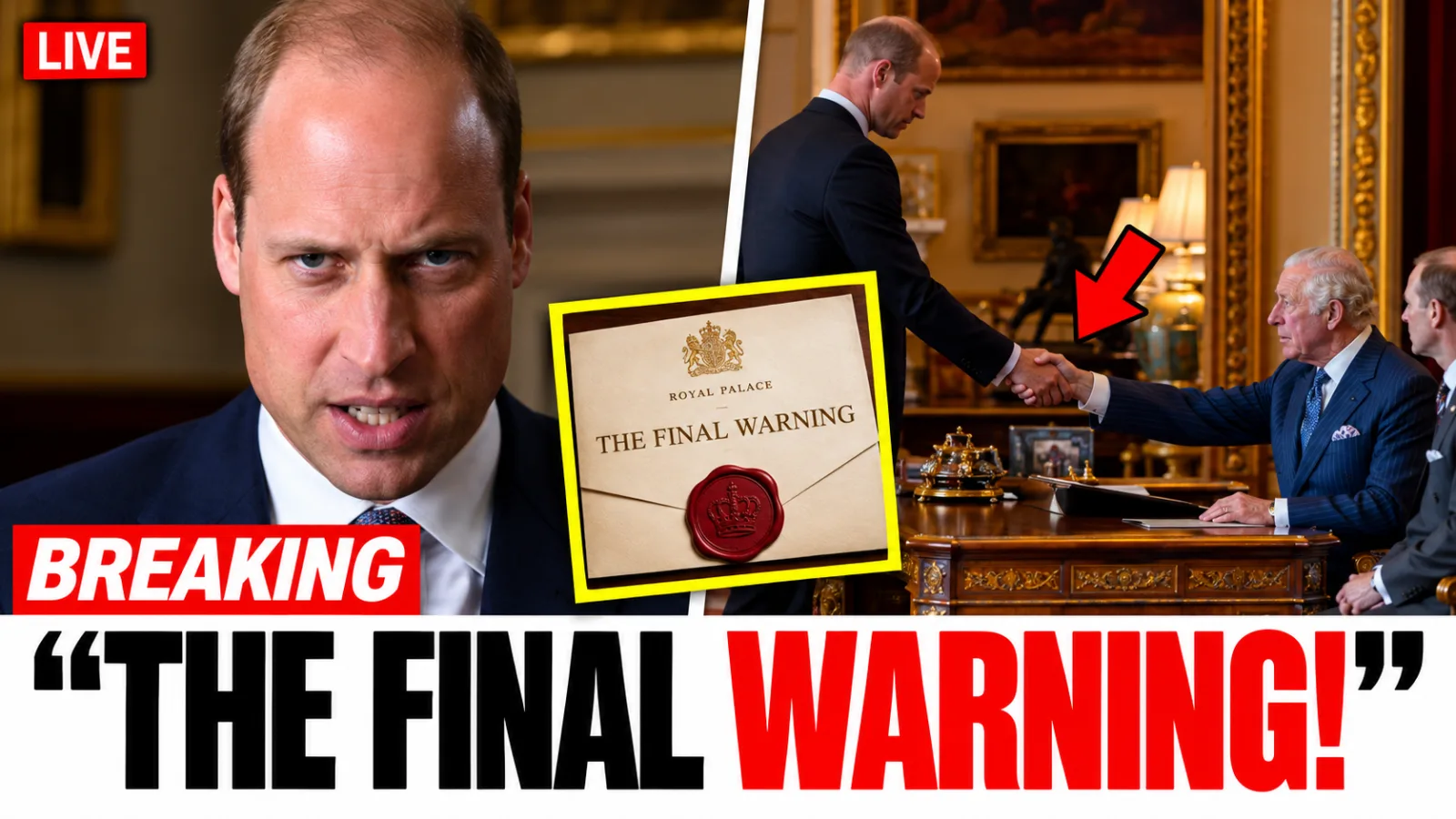 WILLIAM CLOSES RANKS AROUND GEORGE — HARRY’S ‘CONSTITUTIONAL PURGE’ STORY COLLAPSES, BUT THE REAL SHUTOUT IS BRUTAL!