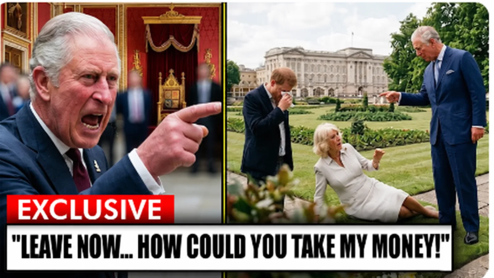 Charles FURIOUS After Camilla Secretly Gives Tom £12.5 Million—Palace BANISHES Her!