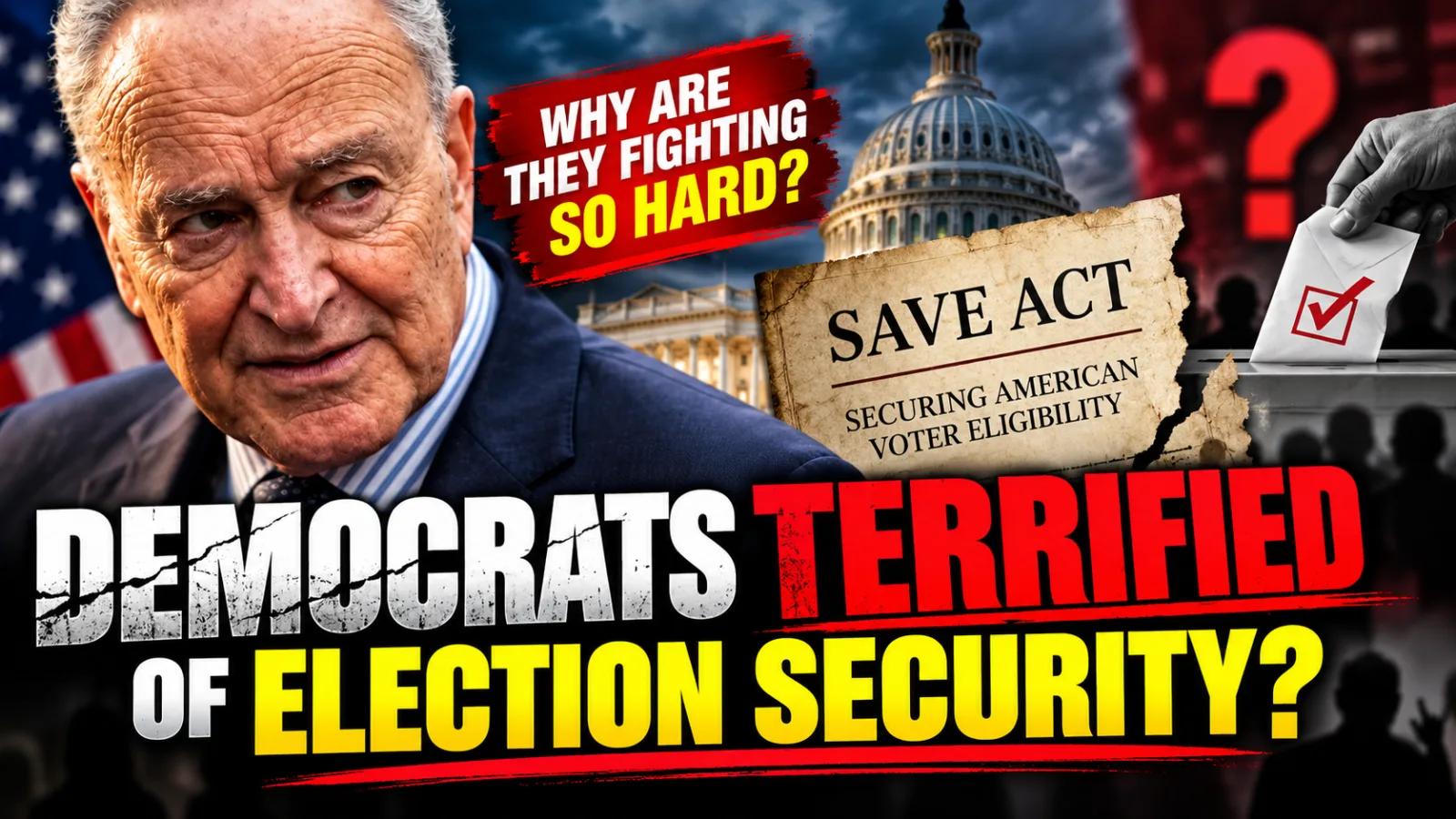 🚨 SAVE ACT FIGHT EXPLODES — AND DEMOCRATS ARE NOW FACING A BOMBSHELL ELECTION CHEATING ACCUSATION… |