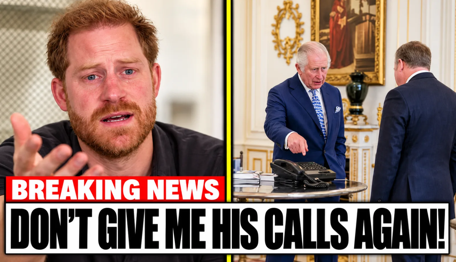 King Charles IGNORES Harry's Frantic Calls! Royal MELTDOWN Details LEAKED And EXPOSED!