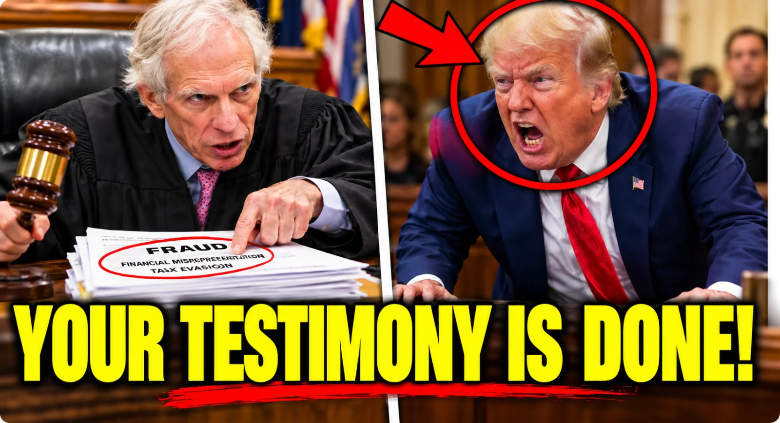 TRUMP CLASHED WITH JUDGE FROM THE WITNESS STAND IN NEW YORK FRAUD TRIAL - BUT THE VIRAL VERSION NEEDS CONTEXT