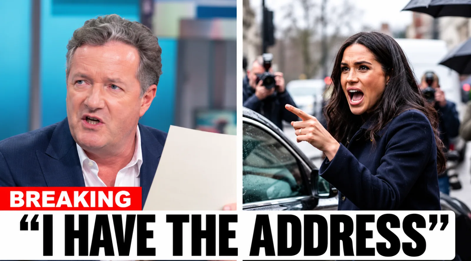 Meghan LOSES IT As Piers Morgan REVEALS She NEVER Left California All Along
