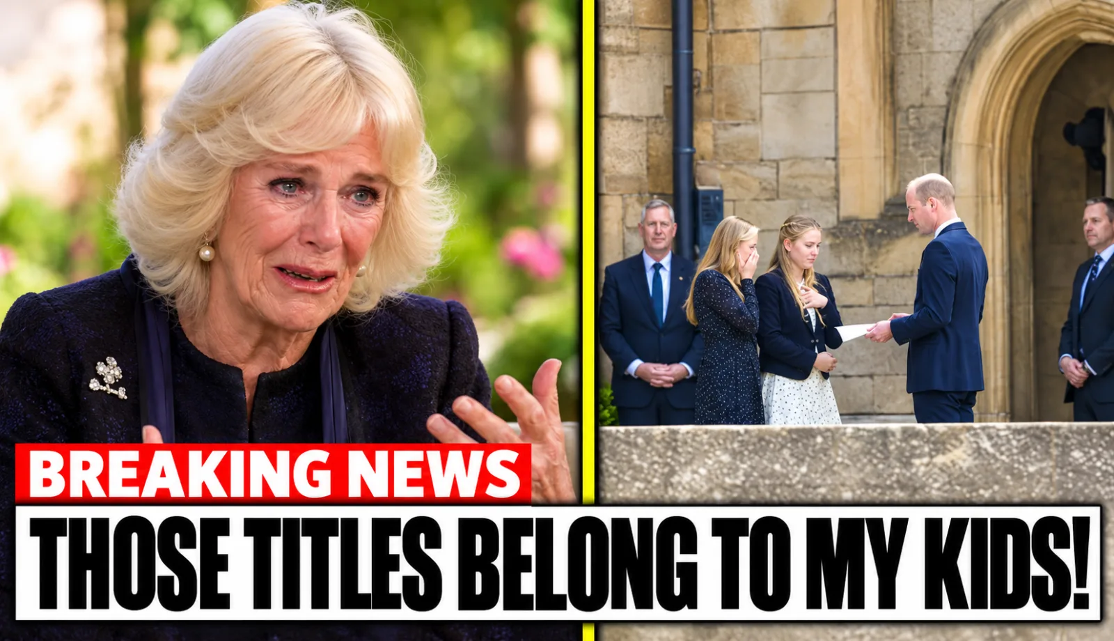 Prince William HANDS Royal Titles To Diana's Nieces! Camilla COLLAPSES As Windsor Gates SWING WIDE O