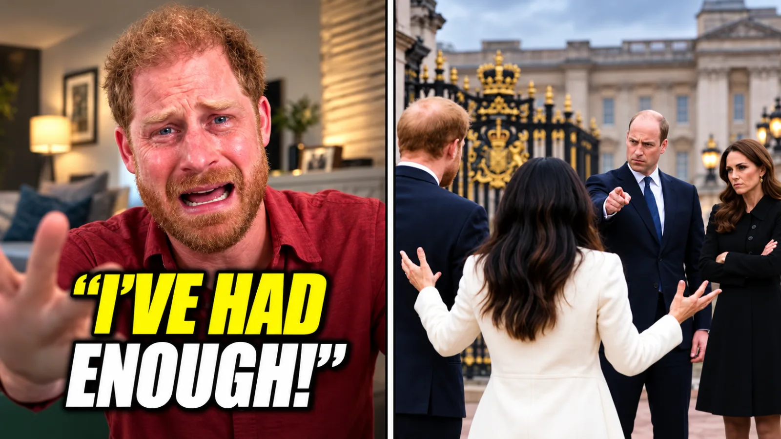 Harry BREAKS DOWN As Buckingham Palace EXPOSES Contradiction & Royal Feud Explodes