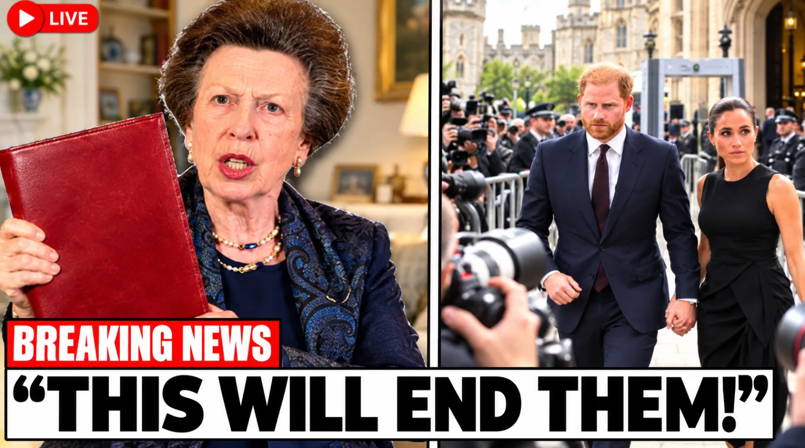 PRINCESS ANNE “ARCHIE & LILIBET” CLAIM ERUPTS — HARRY & MEGHAN FACE FRESH ROYAL DRAMA