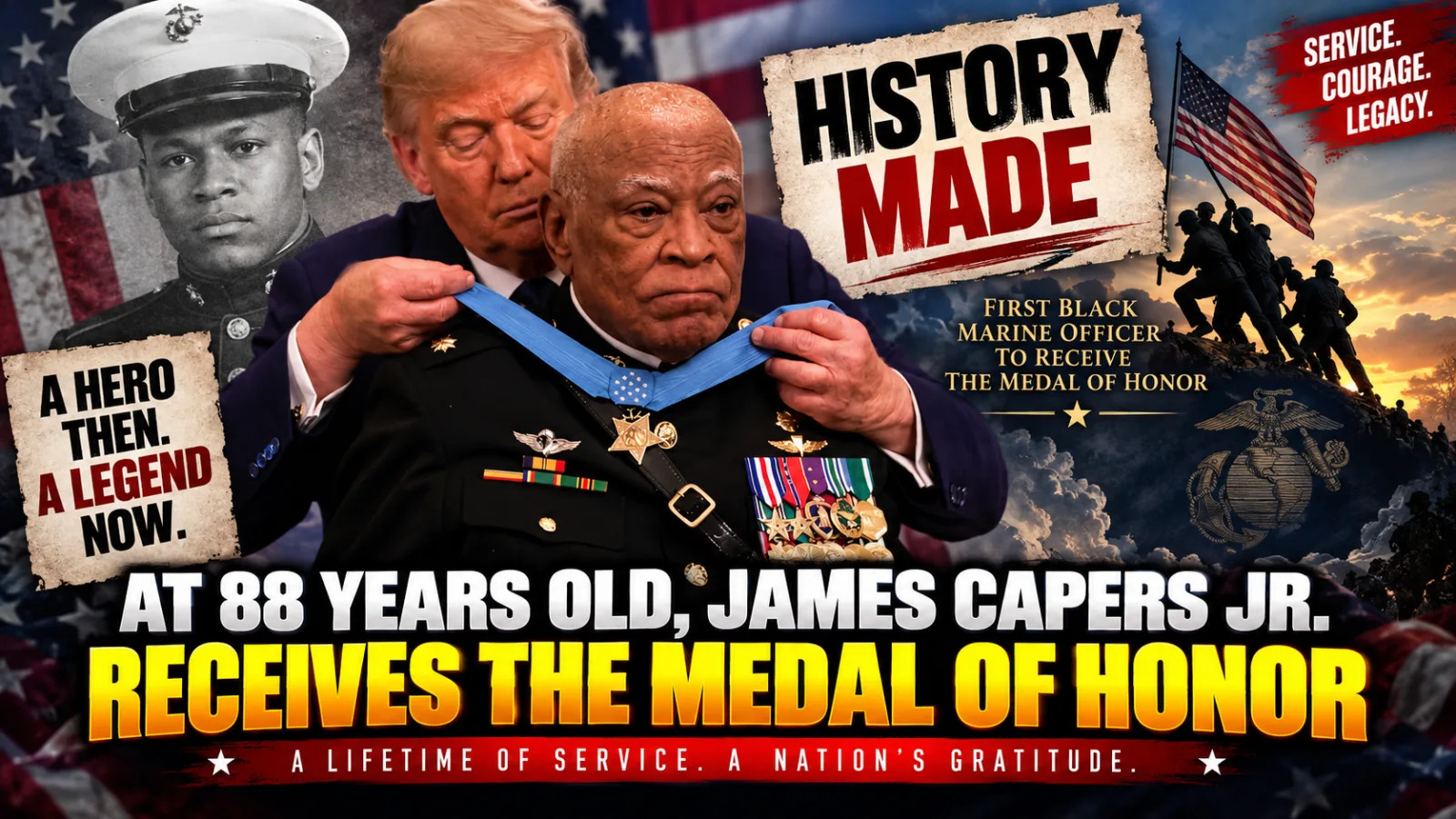 🚨 JAMES CAPERS JR. HERO STORY GOES VIRAL — AND THE MEDAL OF HONOR CLAIM IS NOW DRAWING MASSIVE NATIONAL ATTENTION… |
