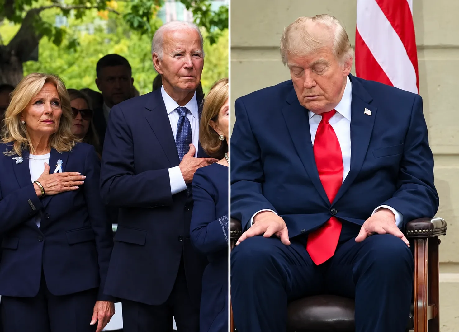 🚨 STARK 9/11 CONTRAST ERUPTS — Biden’s Ground Zero Appearance and Trump’s Pentagon Moment Ignite Debate