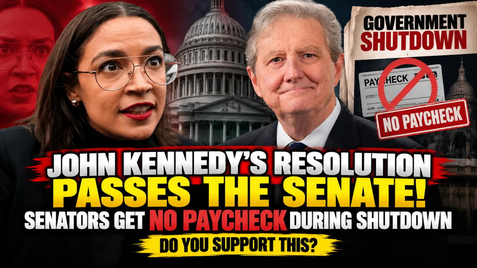 🚨 KENNEDY’S SHUTDOWN PAY BOMBSHELL ERUPTS — AND SENATORS COULD SOON FACE LOSING THEIR OWN PAYCHECKS… |