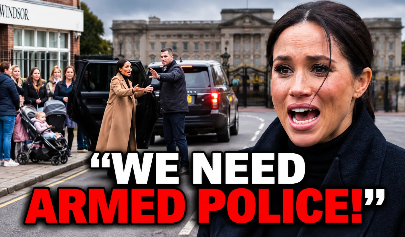 Meghan PANICS As Her Fake Car Chase Stunt At Archie & Lilibet's School BACKFIRES