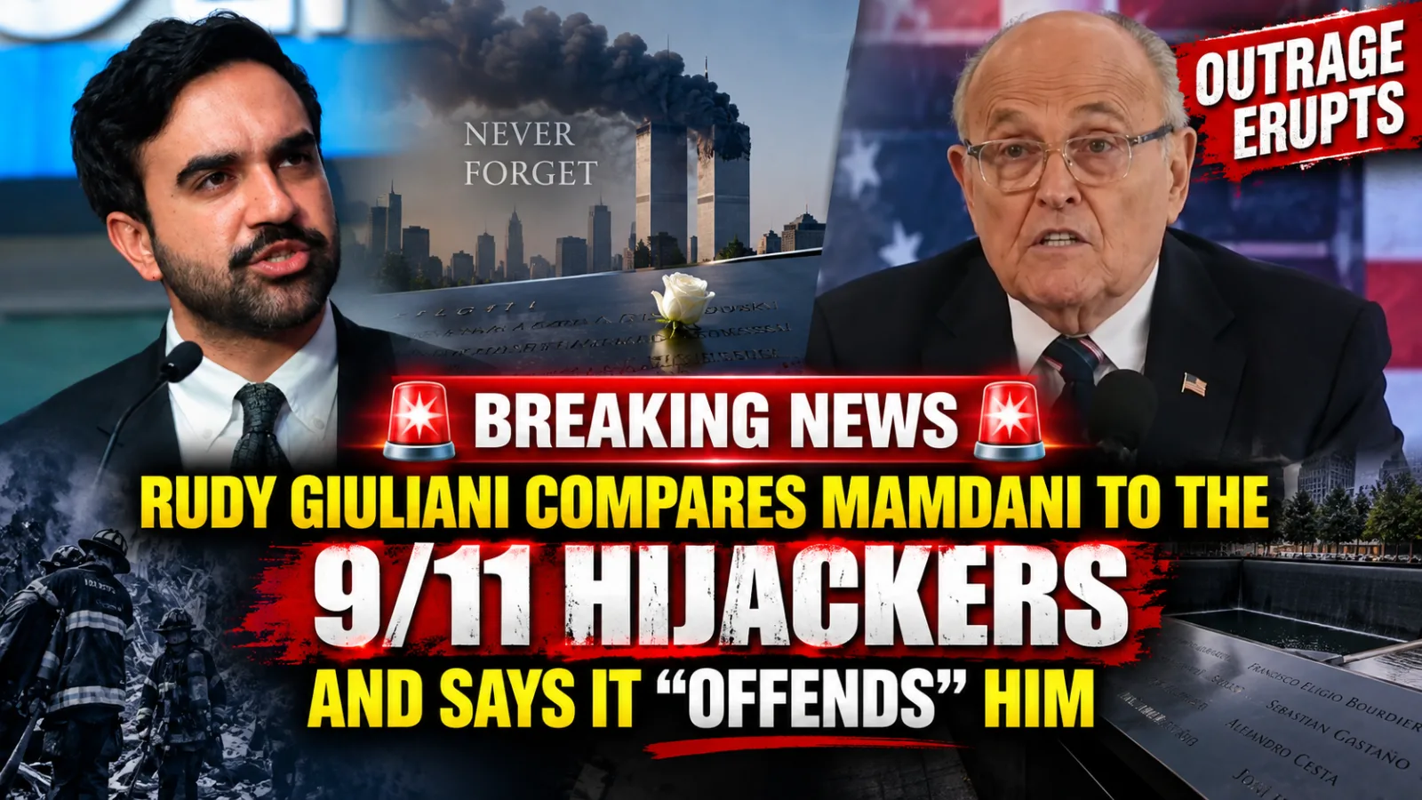 🚨 GIULIANI’S 9/11 ATTACK ON MAMDANI ERUPTS — AND THE BACKLASH JUST EXPLODED INTO A MASSIVE POLITICAL FIRESTORM… |