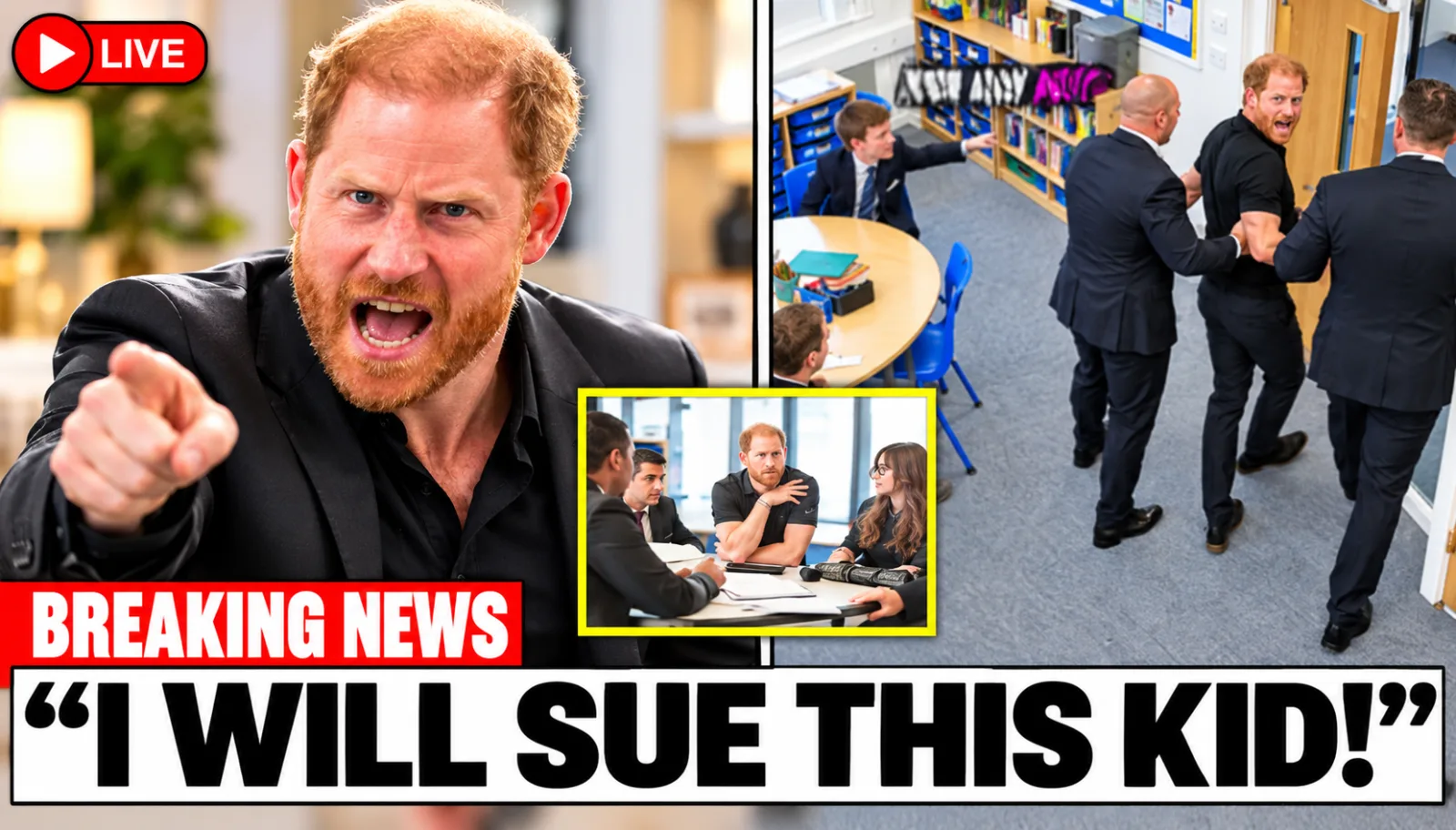 PRINCE HARRY GOES OFF As His 'Royal' School Visit Backfires After He Was Ignored!