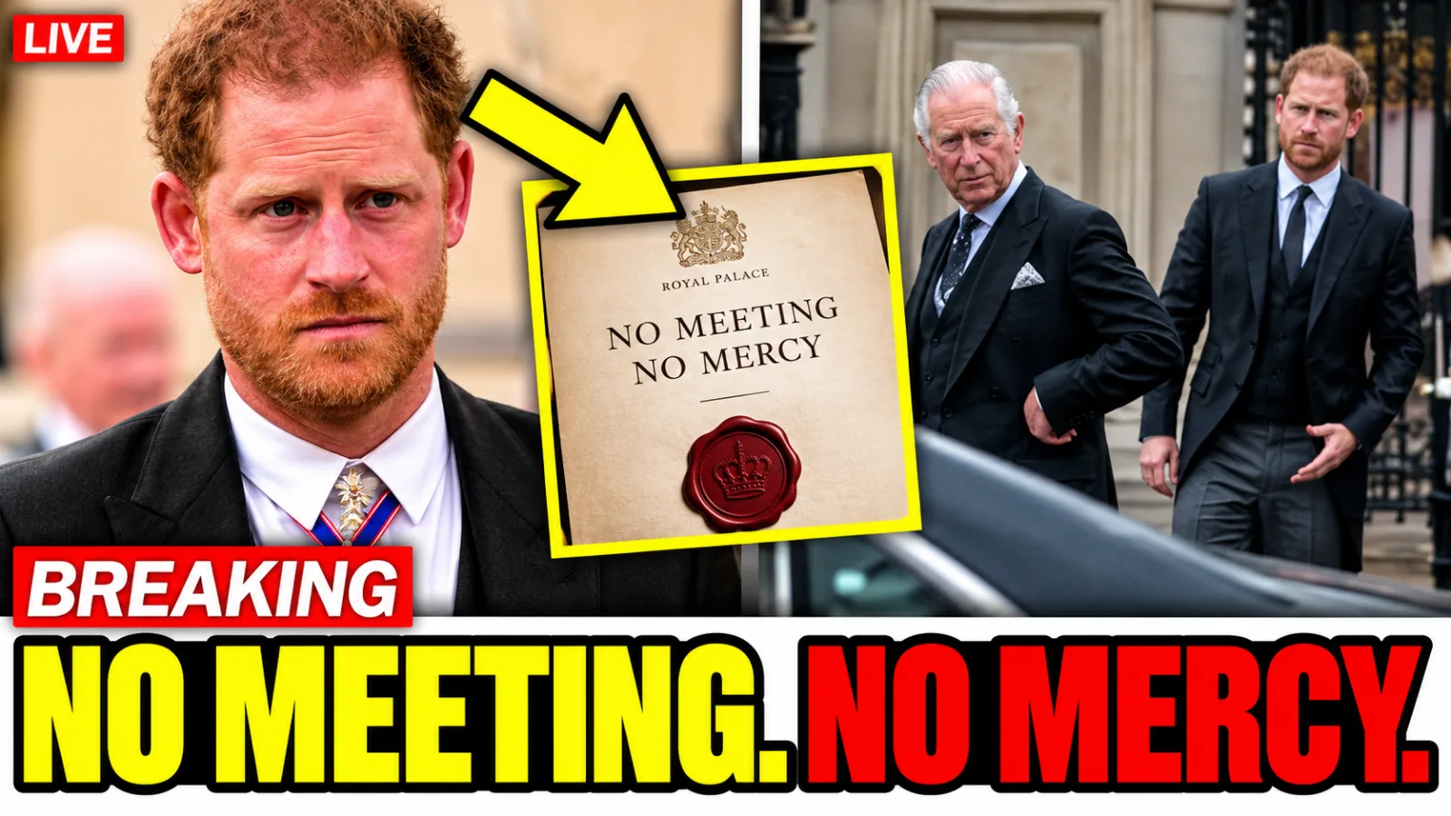 HARRY'S 'RETURNED MEDAL' REVENGE STORY EXPLODES - BUT CHARLES'S REAL PALACE SHUTOUT IS EVEN COLDER