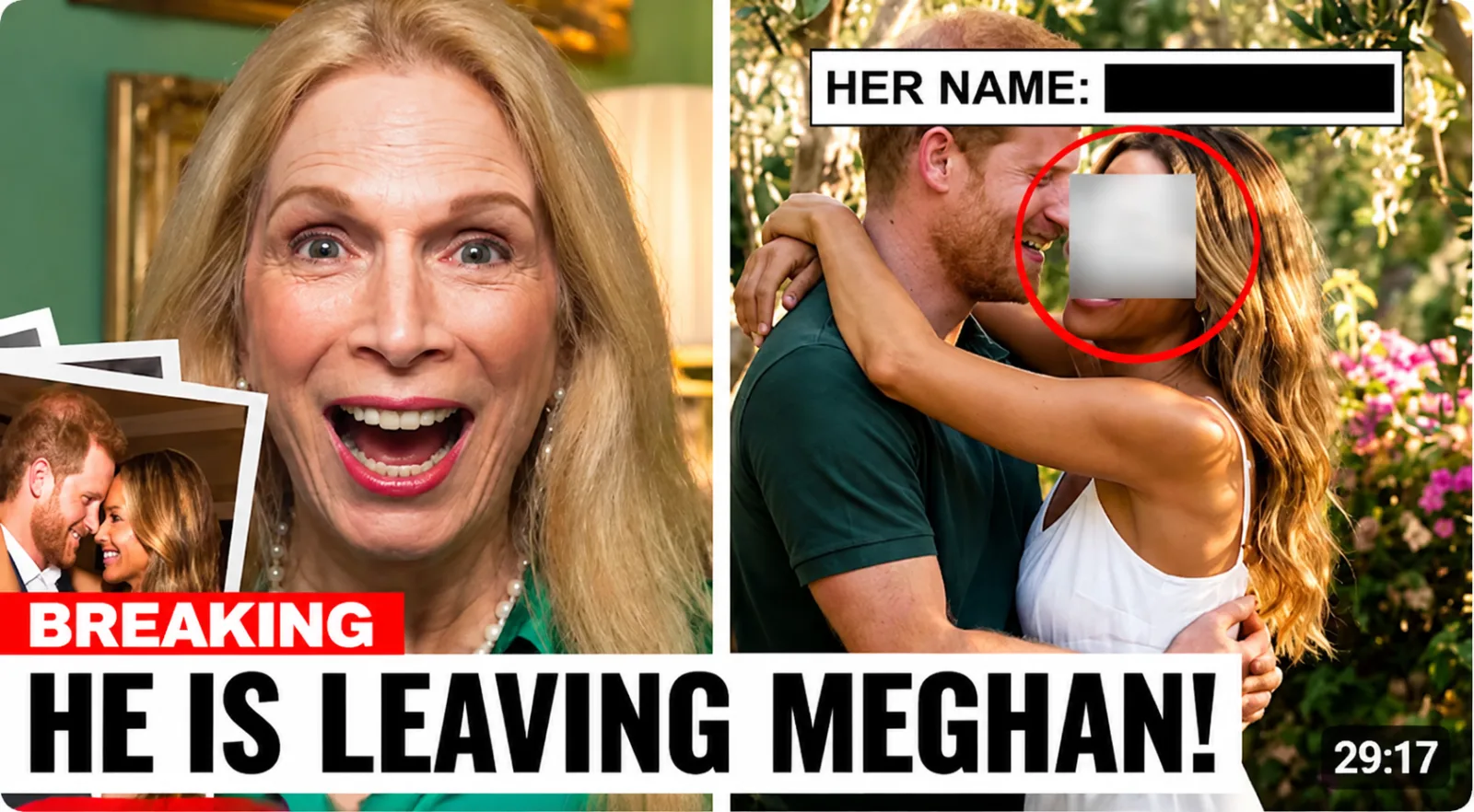 LADY C'S 'OTHER WOMAN' BOMBSHELL ERUPTS - CLAIMS HARRY HAS 'FALLEN IN LOVE' AS MEGHAN REPORTEDLY FINDS TEXTS