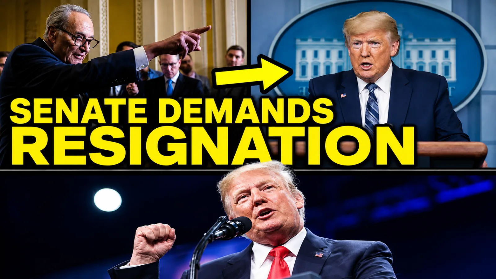 🔥 CALLS FOR TRUMP TO RESIGN ERUPT IN THE SENATE — NOW WASHINGTON IS BRACING FOR A HIGH-STAKES POLITICAL SHOWDOWN… |
