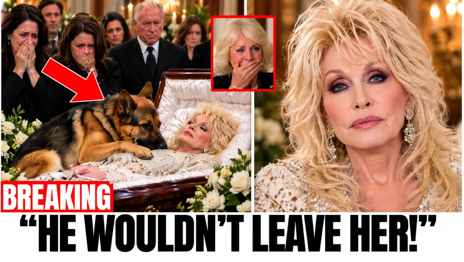 DOLLY PARTON 'WRONG BODY' FUNERAL STORY ERUPTS — AS DOG-AT-THE-COFFIN CLAIM COLLIDES WITH THE PRIVATE BURIAL RECORD