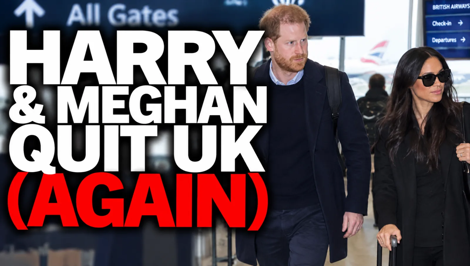 "THIS IS INSANE!" Prince Harry & Meghan Markle QUIT Britain AGAIN after security lie unravels