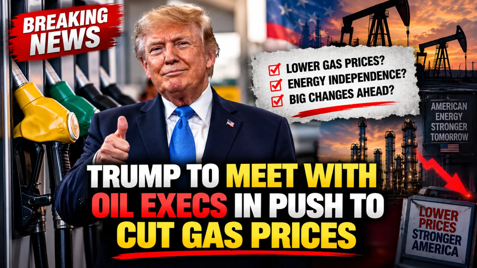🔥 TRUMP TURNS UP THE HEAT ON GAS PRICES — SUMMONING OIL EXECUTIVES AS THE ENERGY SHOWDOWN ESCALATES… |