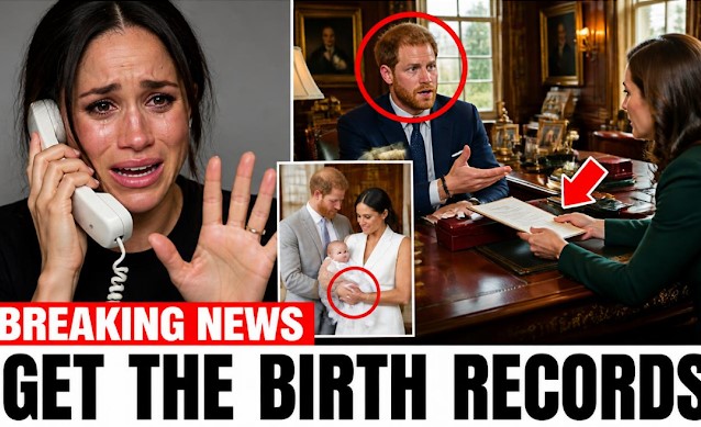 “GET THE BIRTH RECORDS!” — HARRY & MEGHAN’S CHILDREN DRAGGED INTO FRESH ROYAL CONSPIRACY AS PALACE RUMOR EXPLODES