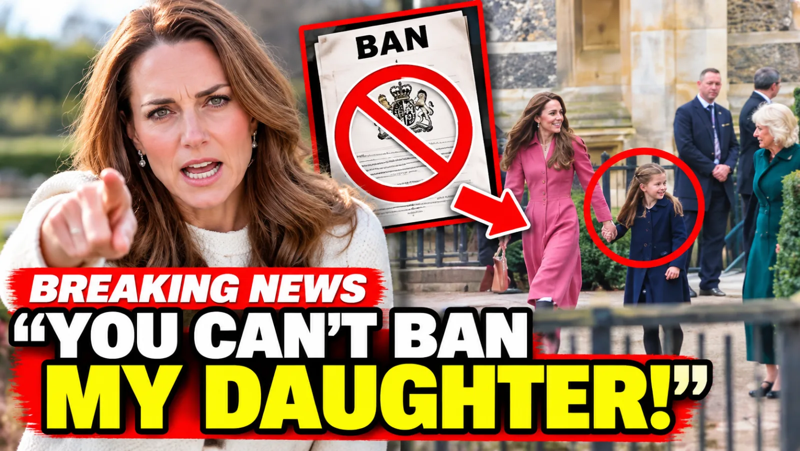 Queen Camilla BANS Princess Charlotte From Windsor Ceremony! Catherine STORMS OFF In FURY!