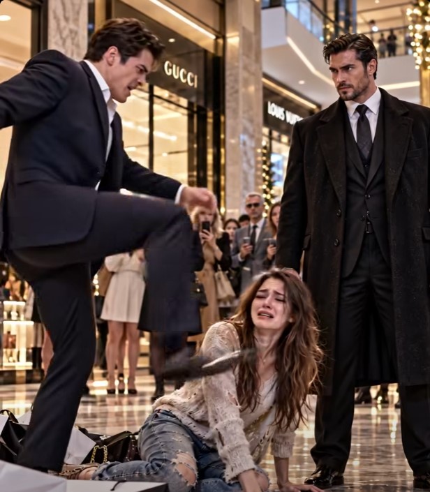UNAWARE THE POOR EX-WIFE HE ABANDONED WAS NOW MARRIED TO A MAFIA BOSS, HE KICKED HER AT THE MALL—THEN LEARNED HER HUSBAND WAS THE MAN HIS FIRM NEEDED TO IMPRESS