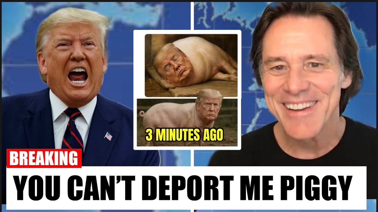 Trump ORDERS for Deportation of Jim Carrey after he HUMILIATED Him on Live Tv