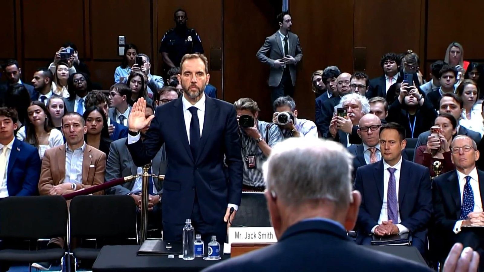 Jack Smith defends investigations into Trump during tense US Senate hearing
