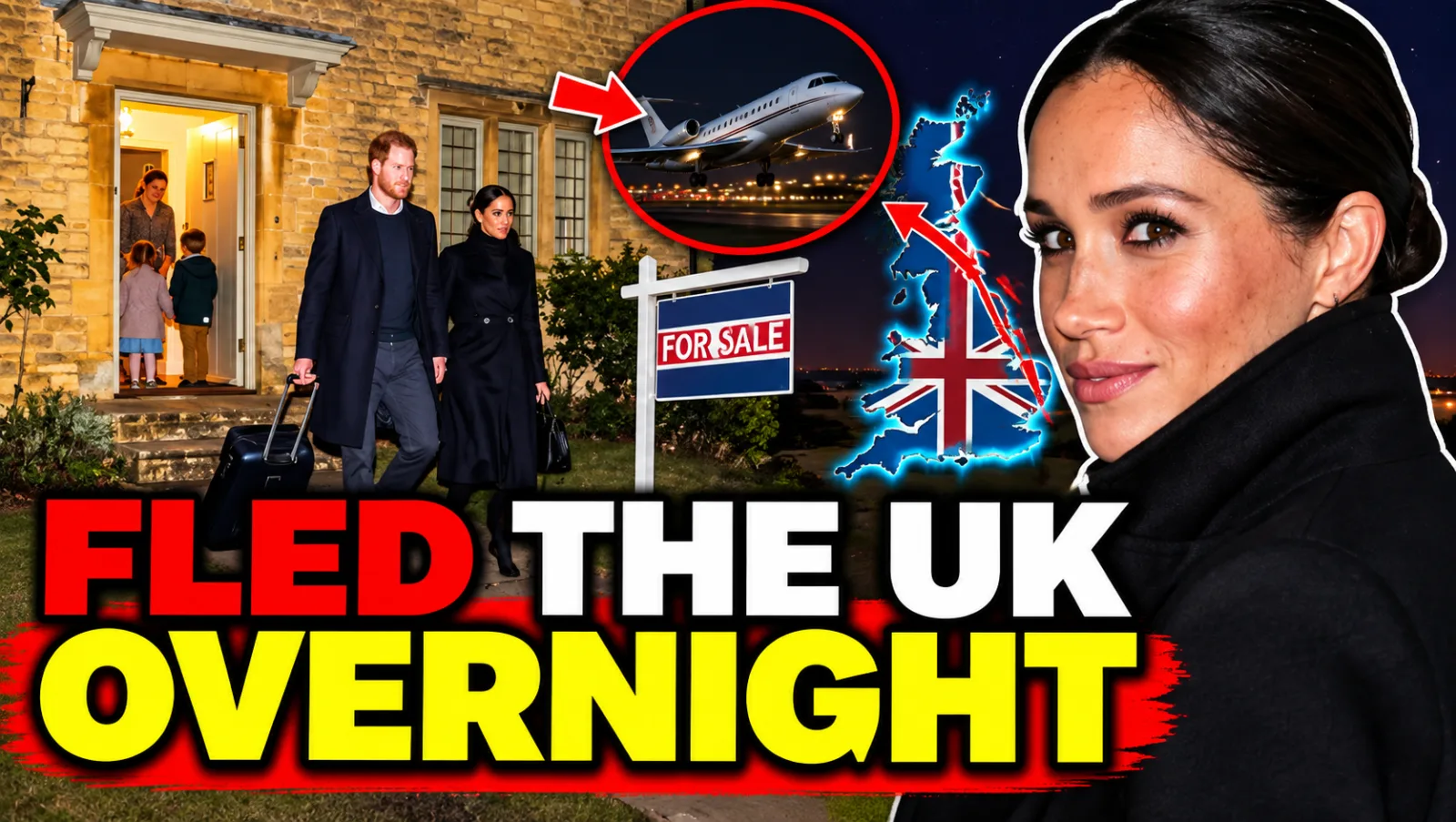 Harry & Meghan QUIT Britain AGAIN — And This Time Archie & Lilibet Stay Behind