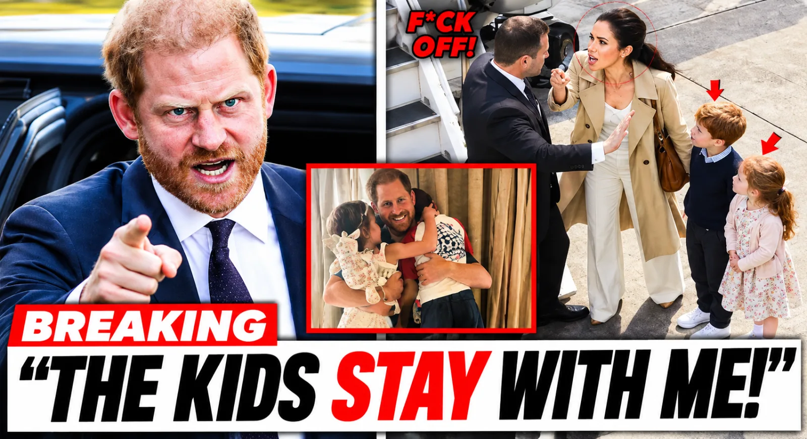 Meghan's ESCAPE With Archie And Lilibet DESTROYED As Harry Snatches Their Passports!