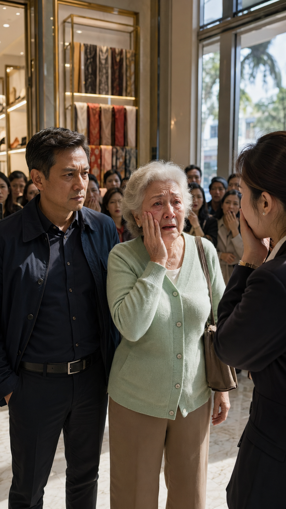 The Employee Slapped an Elderly Woman. The Quiet Man in the Corner Stood Up... And Everything Changed