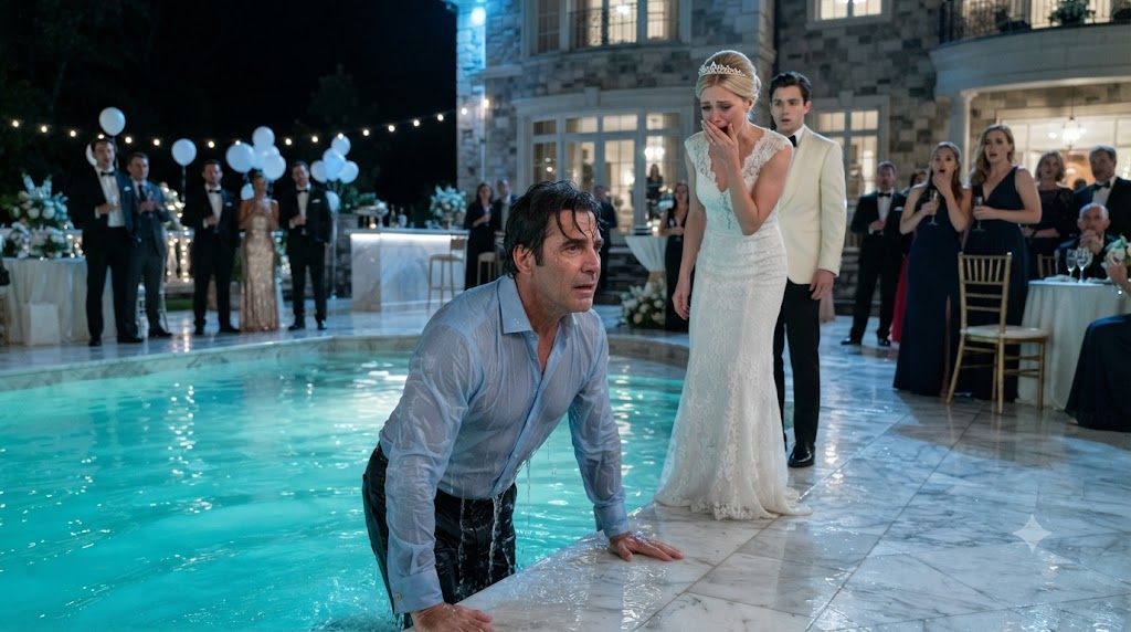 THE PARTY BESIDE THE POOL