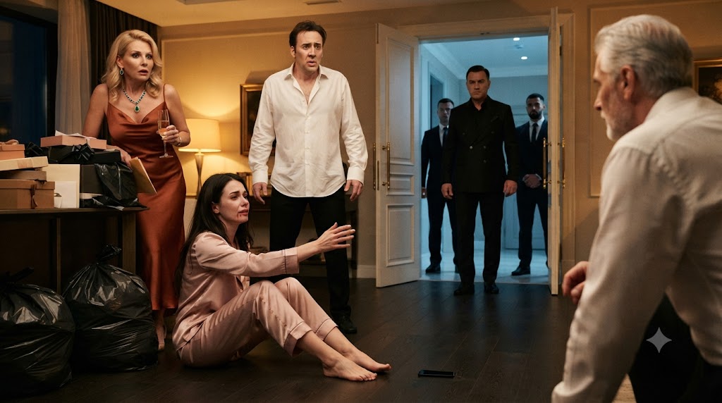 THE WOMAN ON THE WOODEN FLOOR
