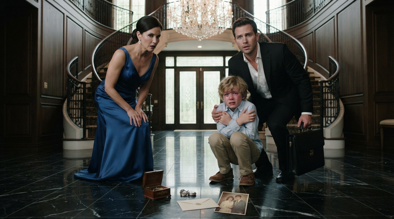The Music Box On The Marble Floor