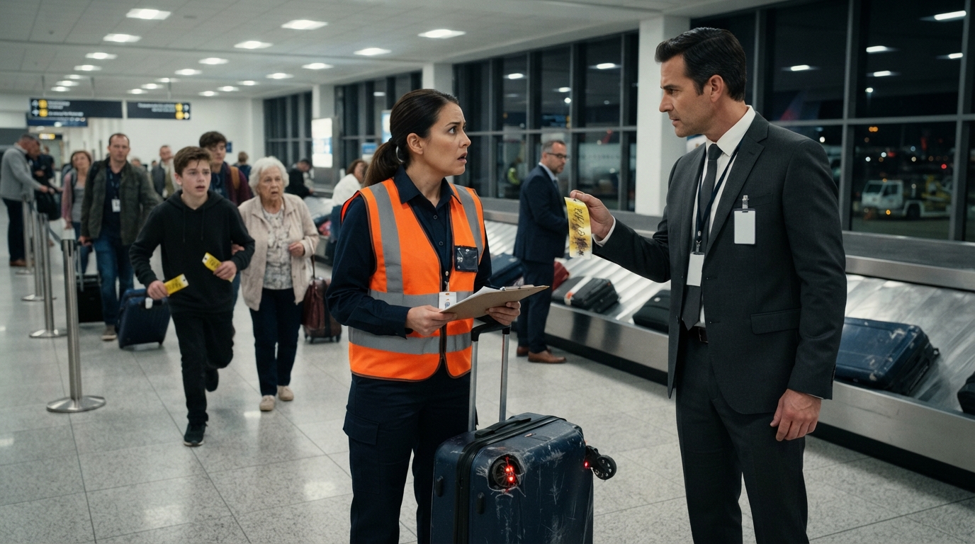 The Burned Baggage Tag Exposed an Airport Cover-Up