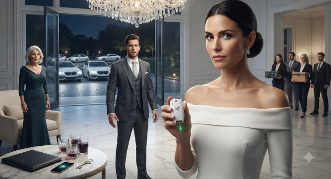 He Ordered Her to Kneel—Then the White Cars Arrived