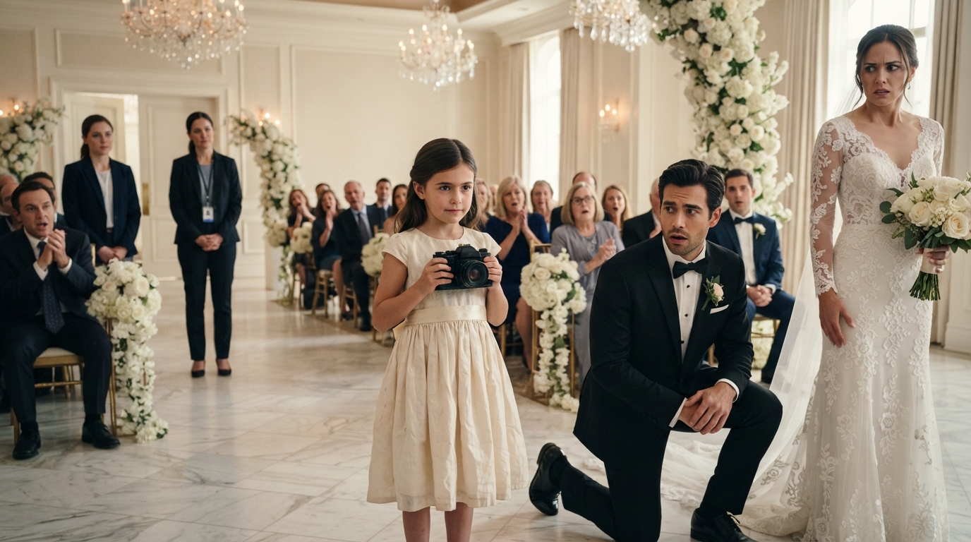 The Little Girl’s Camera Stopped the Billionaire’s Wedding