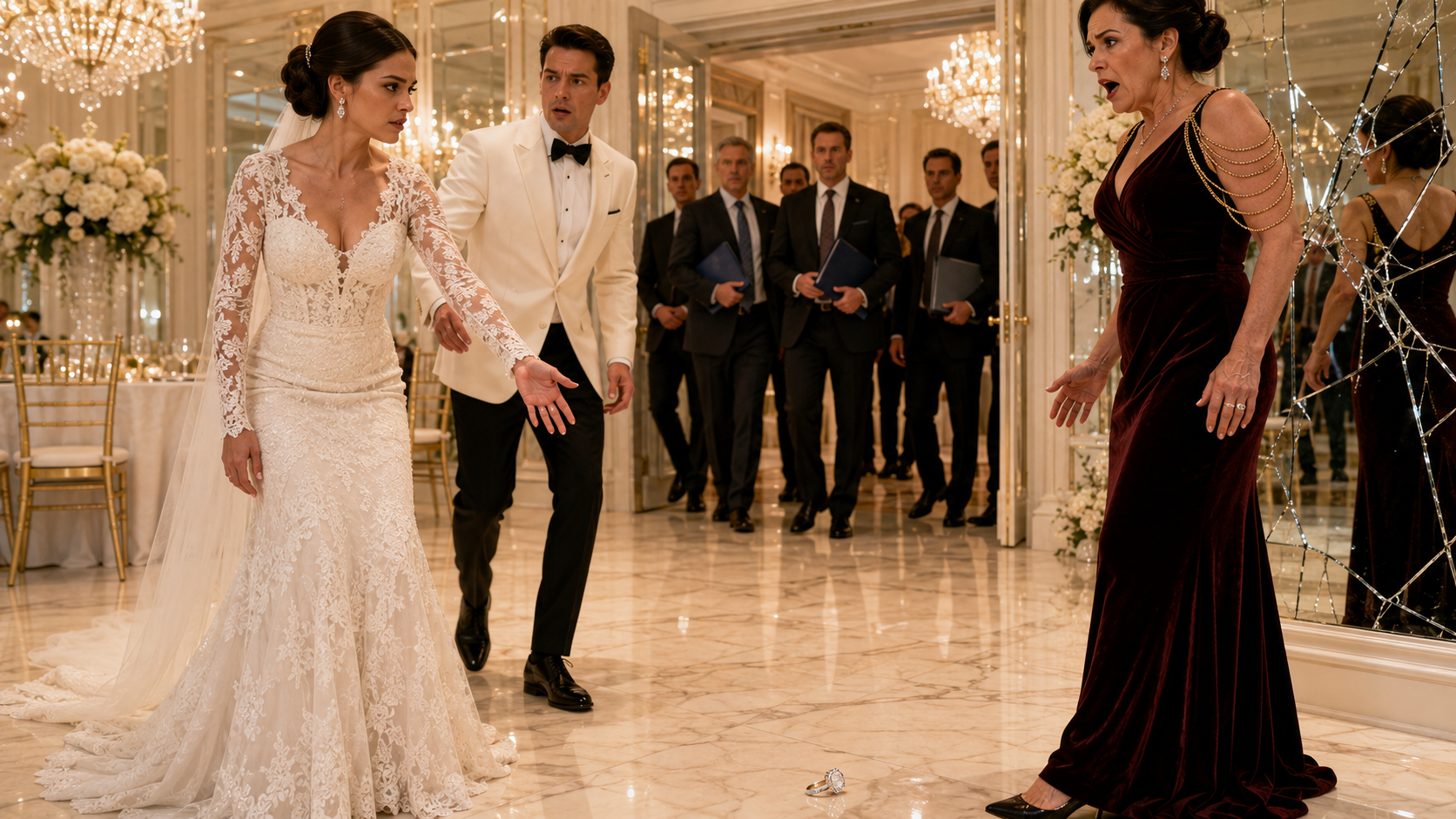She Demanded the Bride’s Ring—Then the Bankers Entered