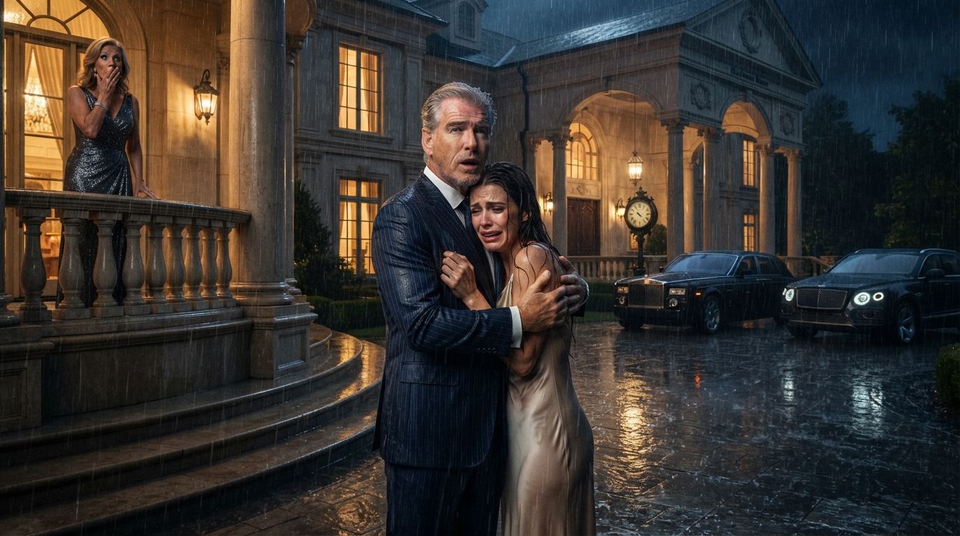 The Billionaire Returned at Midnight and Found His Daughter Crying in the Rain—Then His Wife Realized the Dead Girl Was Alive