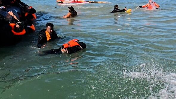 Shocking Moment Migrant Leaves Child In The Sea During Horror Channel Crossing