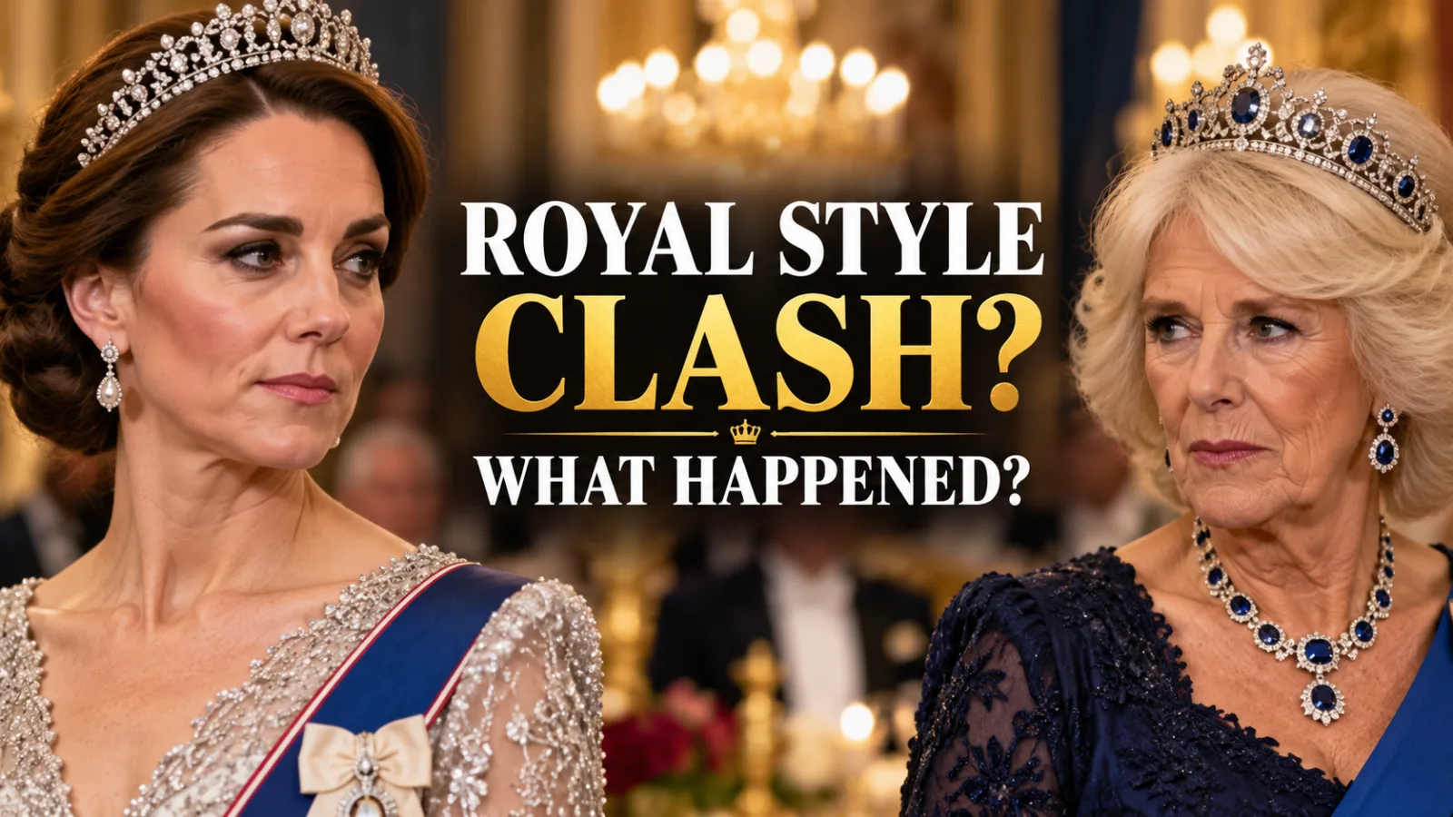 “YOU CAN’T WEAR THAT!” — CATHERINE DEFIES CAMILLA AT THE STATE BANQUET, AND THE OUTFIT HAS EVERYONE ASKING WHY