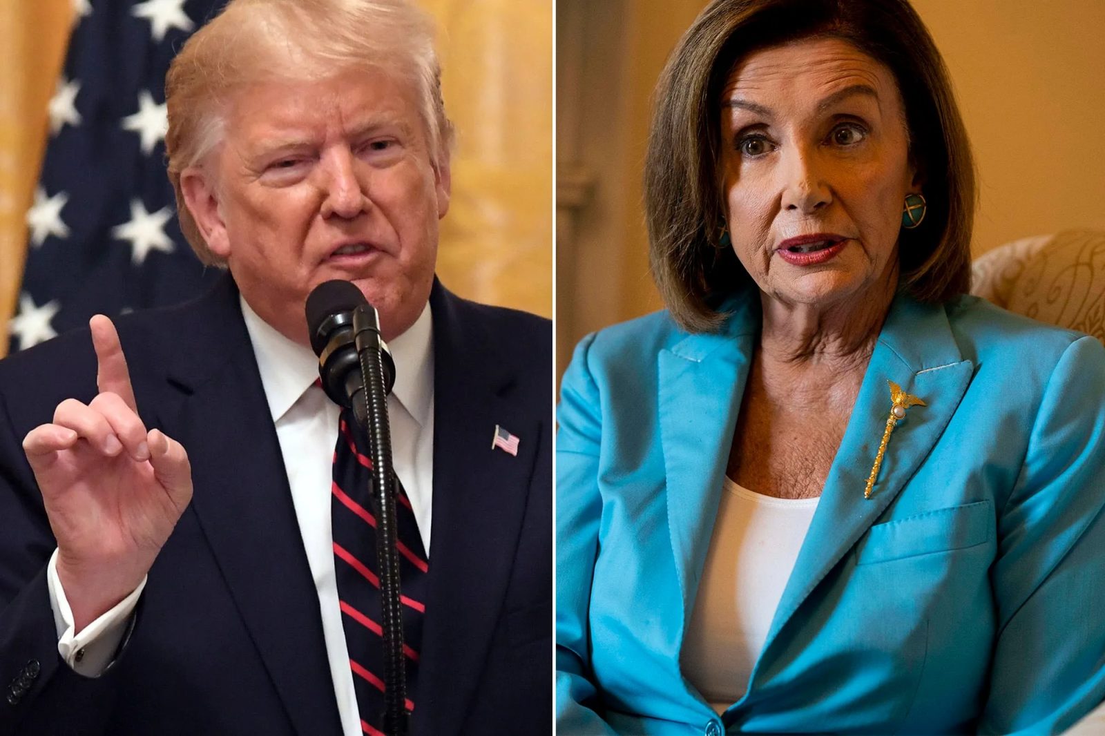"THE ULTIMATE POLITICAL SHOWDOWN: Trump and Pelosi Clash Head-On — Which Side Are You On?"